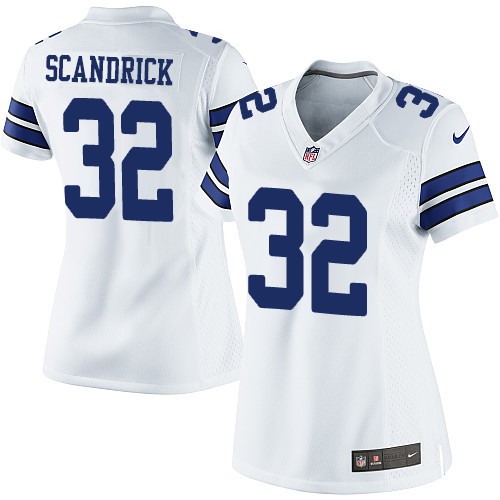 Women's Limited Orlando Scandrick Nike Jersey White Road - #32 NFL Dallas Cowboys